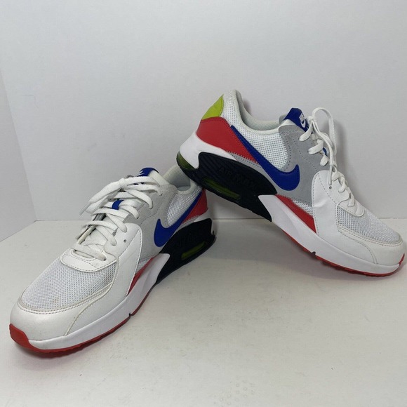 Nike Air Max Excee GS White Blue Red CD6894-101 Size 7Y - Picture 2 of 7